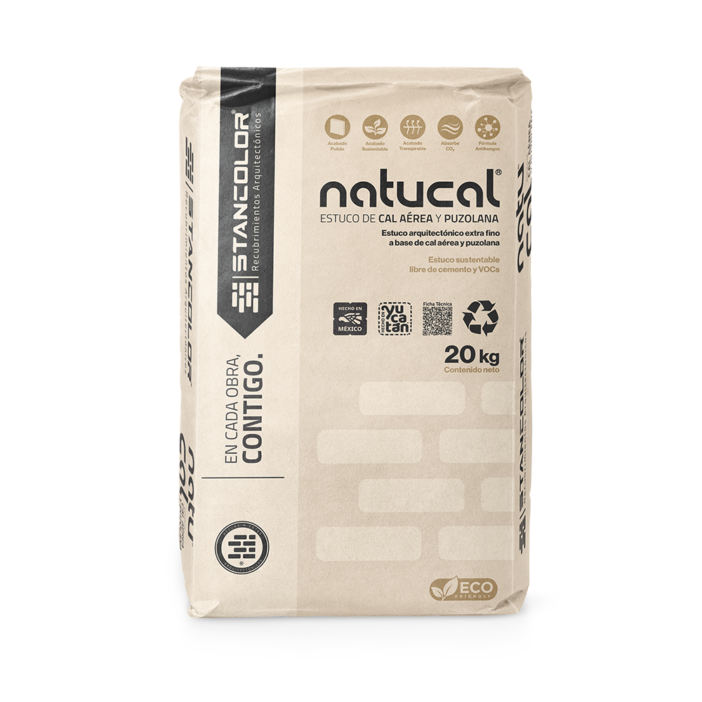 saco de natucal estuco de cal fino para acabados